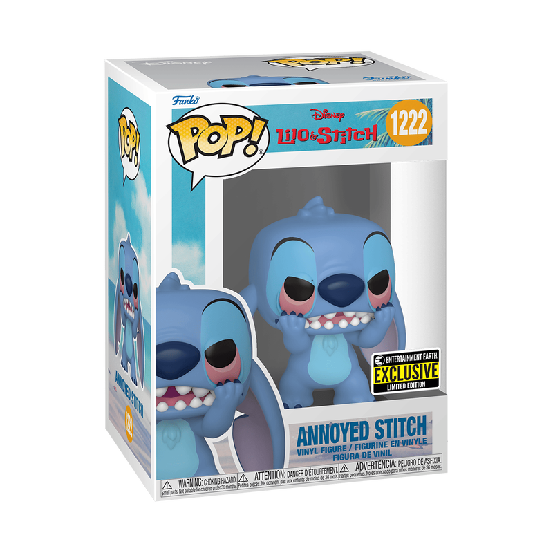 Funko Pop! Disney: Lilo & Stitch - Annoyed Stitch #1222 Entertainment Earth Exclusive