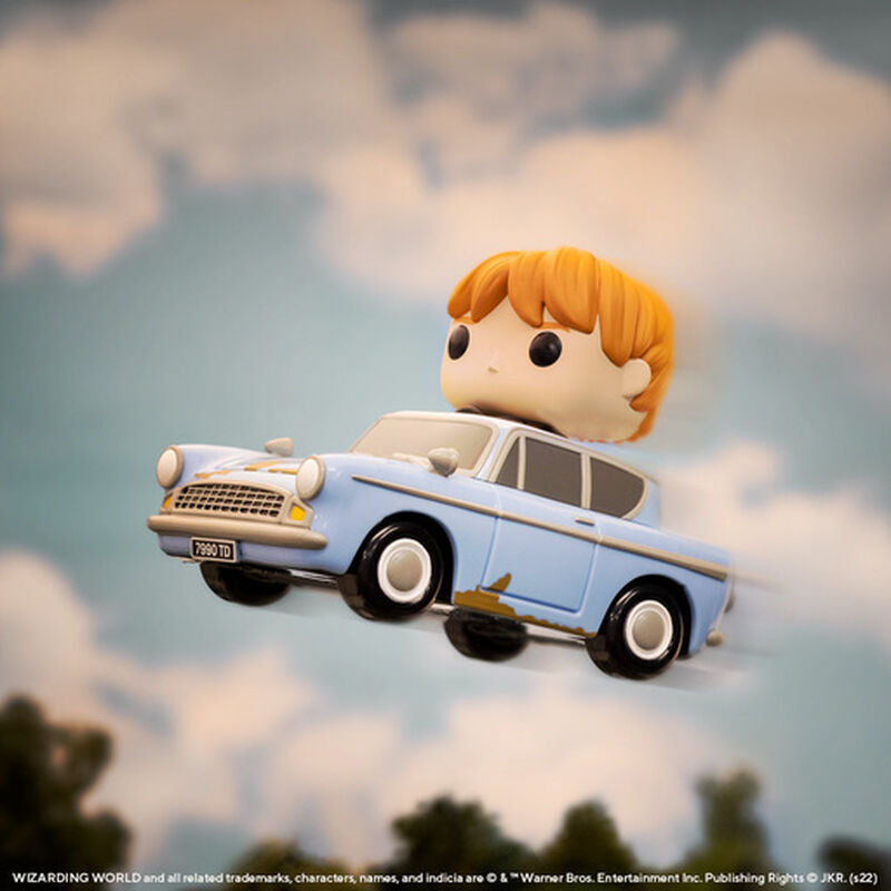 Funko Pop! Ride Super Deluxe: Harry Potter Chamber of Secrets 20th Anniversary - Ron Weasley in Flying Car
