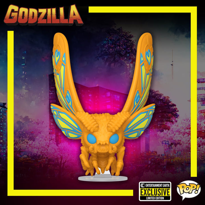 Funko Pop! Movies: Godzilla King of the Monsters - Mothra Black Light Entertainment Earth Exclusive