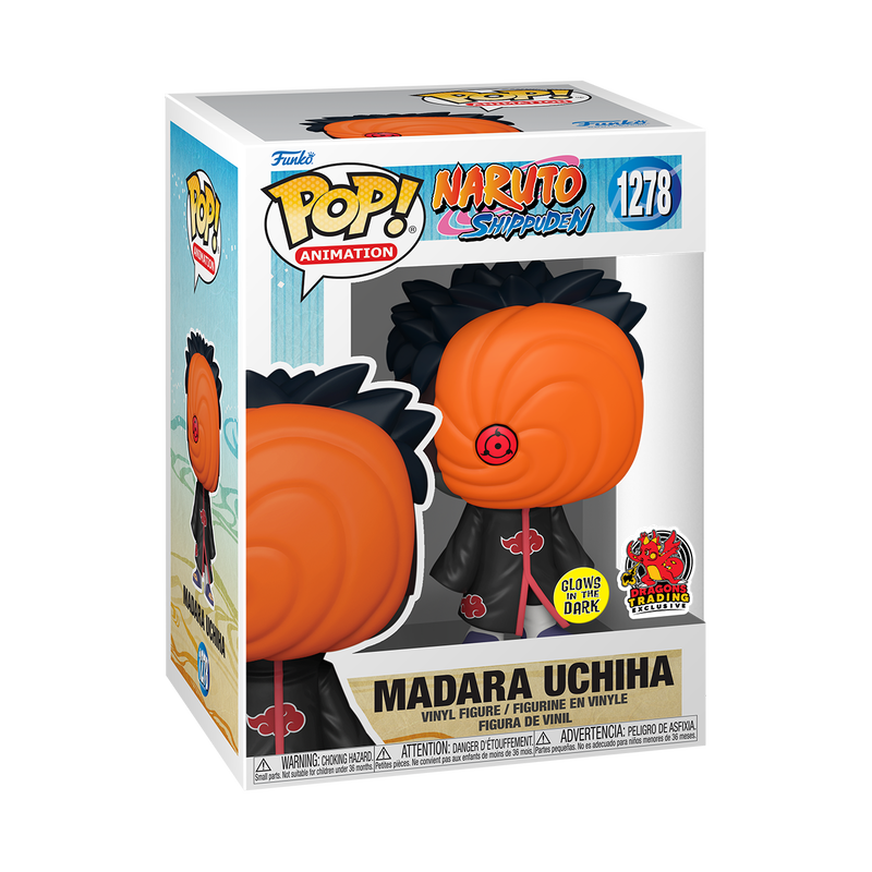 Funko Pop! Animation: Naruto Shippuden - Madara Uchiha Glow-in-the-dark Dragons Trading Exclusive