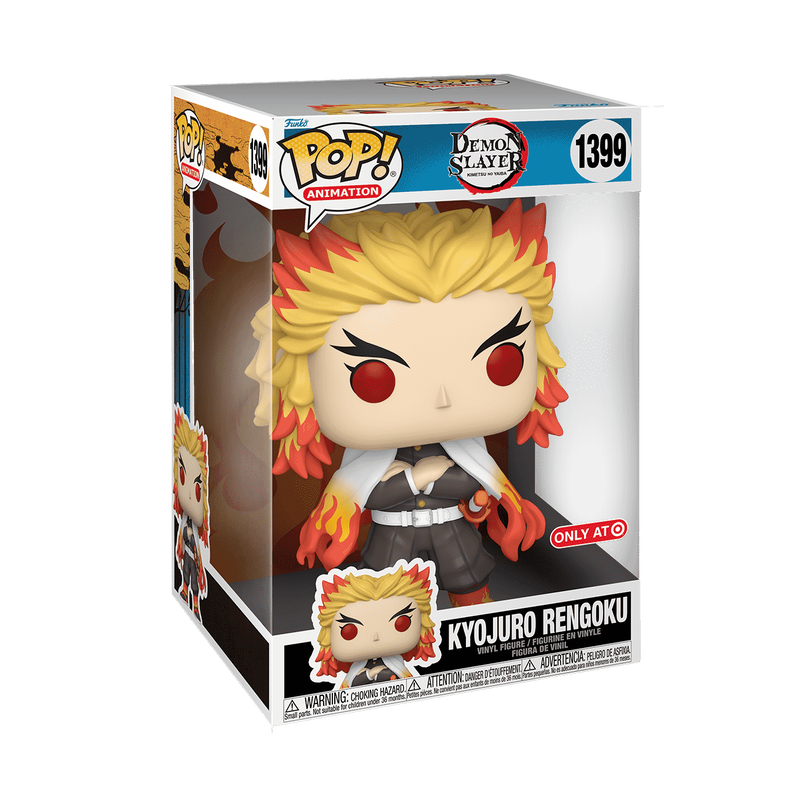 Funko Pop! Jumbo Animation: Demon Slayer Kimetsu no Yaiba - Rengoku Target Exclusive