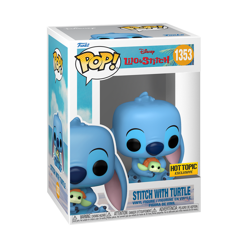 Stitch With Turtle #1353 Hot Topic Exclusive Funko Pop! Disney Lilo & — Pop  Hunt Thrills