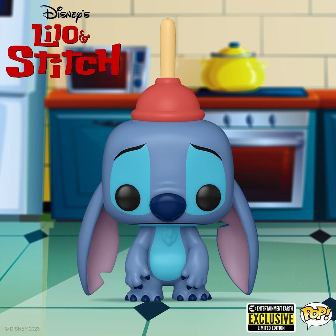 Funko Pop! Disney: Lilo & Stitch - Stitch with Plunger #1354 Entertain –  Fundom