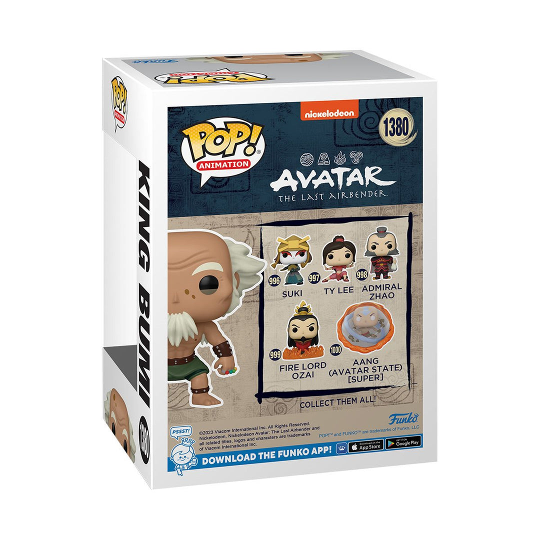 Funko Pop! Animation: Avatar The Last Airbender - King Bumi Entertainment Earth Exclusive