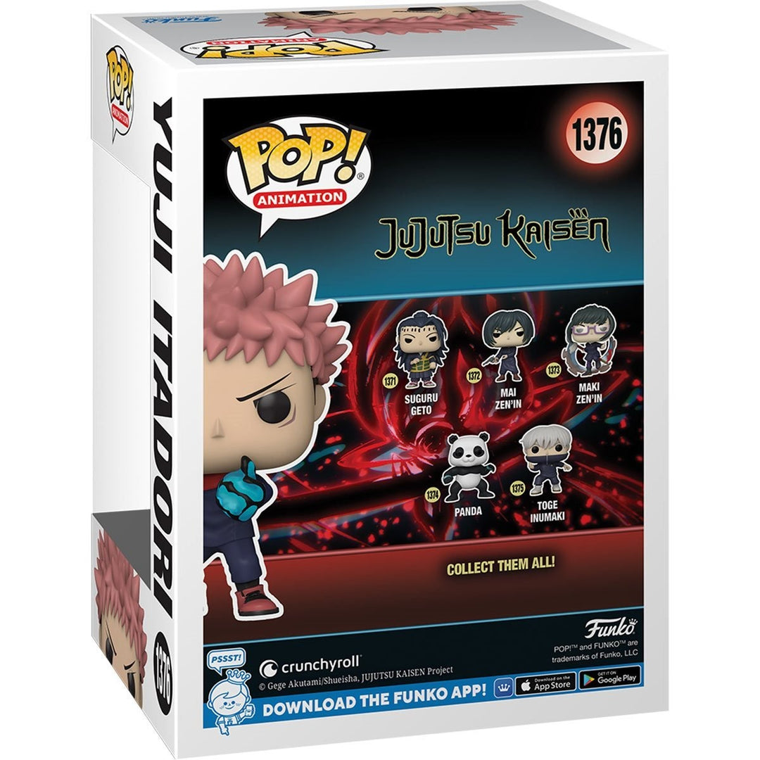 Funko Pop! Animation: Jujutsu Kaisen - Yuji Itadori Divergent Fist Glow-in-the Dark AAA Anime Exclusive