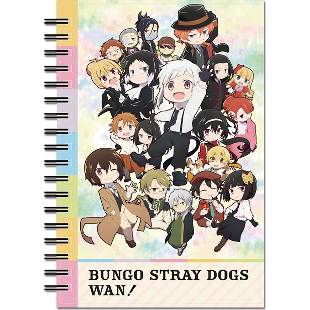 Great Eastern Entertainment Bungo Stray Dogs Wan! Key Art 1 Hardcover Notebook