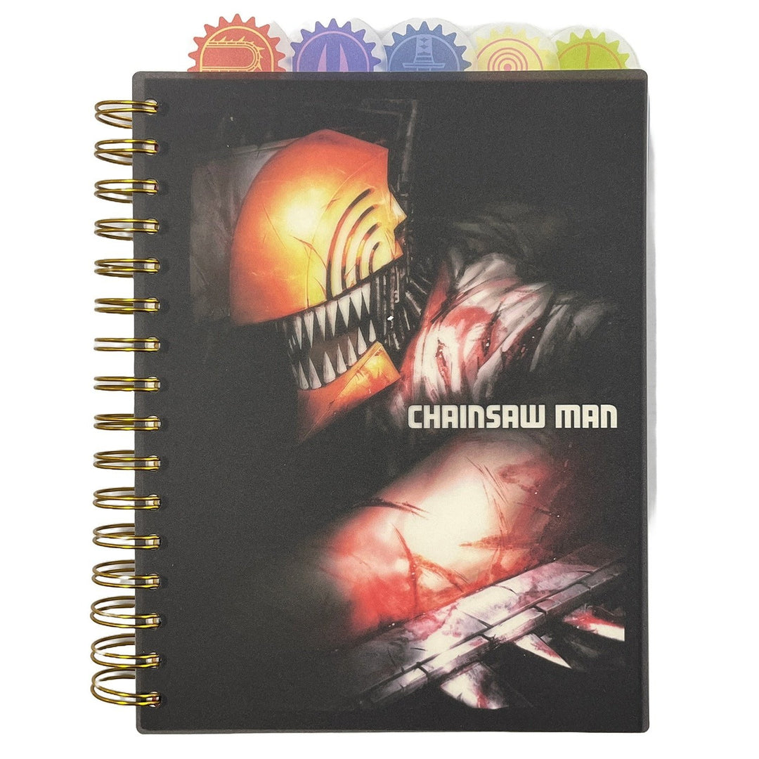 Great Eastern Entertainment Chainsaw Man Main Character Group Tabbed Notebook