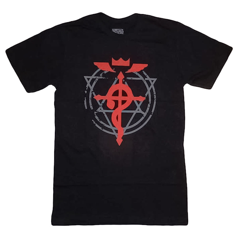 Fullmetal Alchemist Brotherhood Flamel Cross Licensed Adult T-Shirt