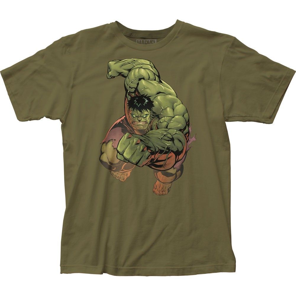 The Incredible Hulk Punch Officially Licensed Fitted Adult Unisex T-Shirt