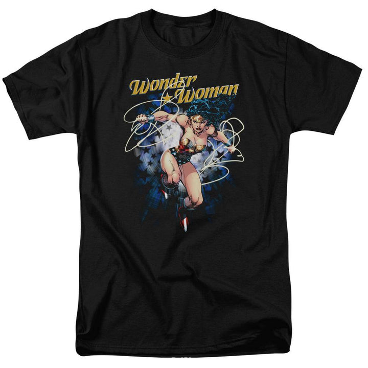 Wonder Woman Star Burst DC Comics Adult T-Shirt