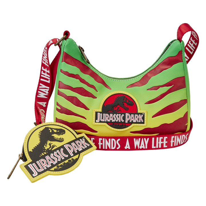 Loungefly Jurassic Park 30th Anniversary Life Finds a Way Crossbody Bag