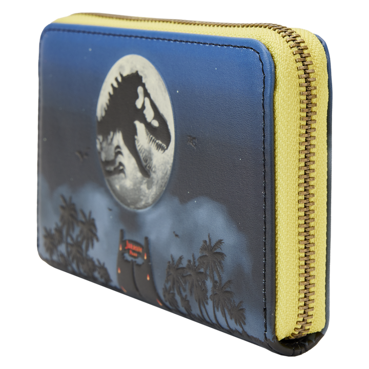 Loungefly Jurassic Park 30th Anniversary Dino Moon Glow Zip Around Wallet