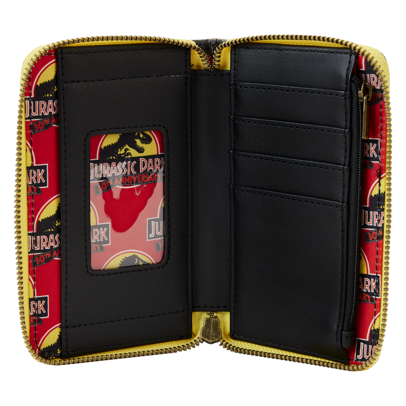 Loungefly Jurassic Park 30th Anniversary Dino Moon Glow Zip Around Wallet