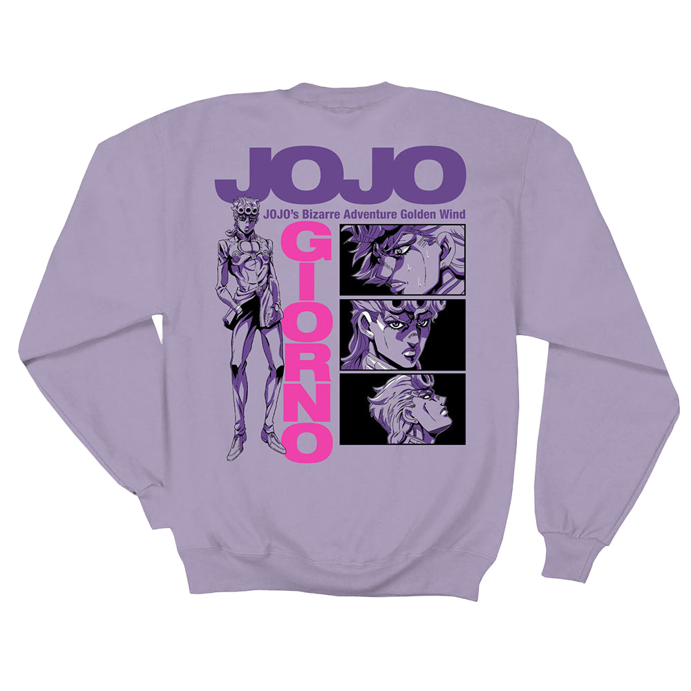 JoJo's Bizarre Adventure Giorno Golden Wind - Front & Back Print - Licensed Adult Sweatshirt