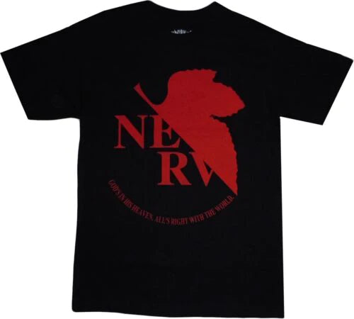 Neon Genesis Evangelion Anime Nerv Logo Adult T-Shirt
