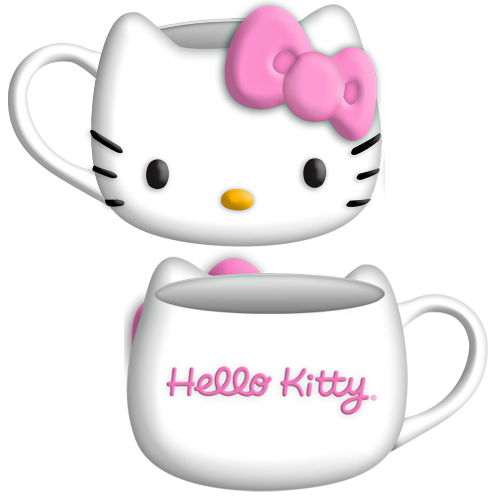 Hello Kitty 20oz Sculpted Mug Fundom