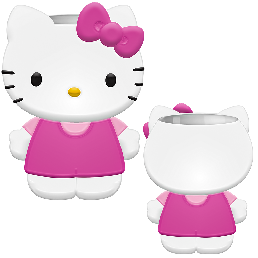 Hello Kitty Pink Outfit Ceramic 3D Sculpted Mug