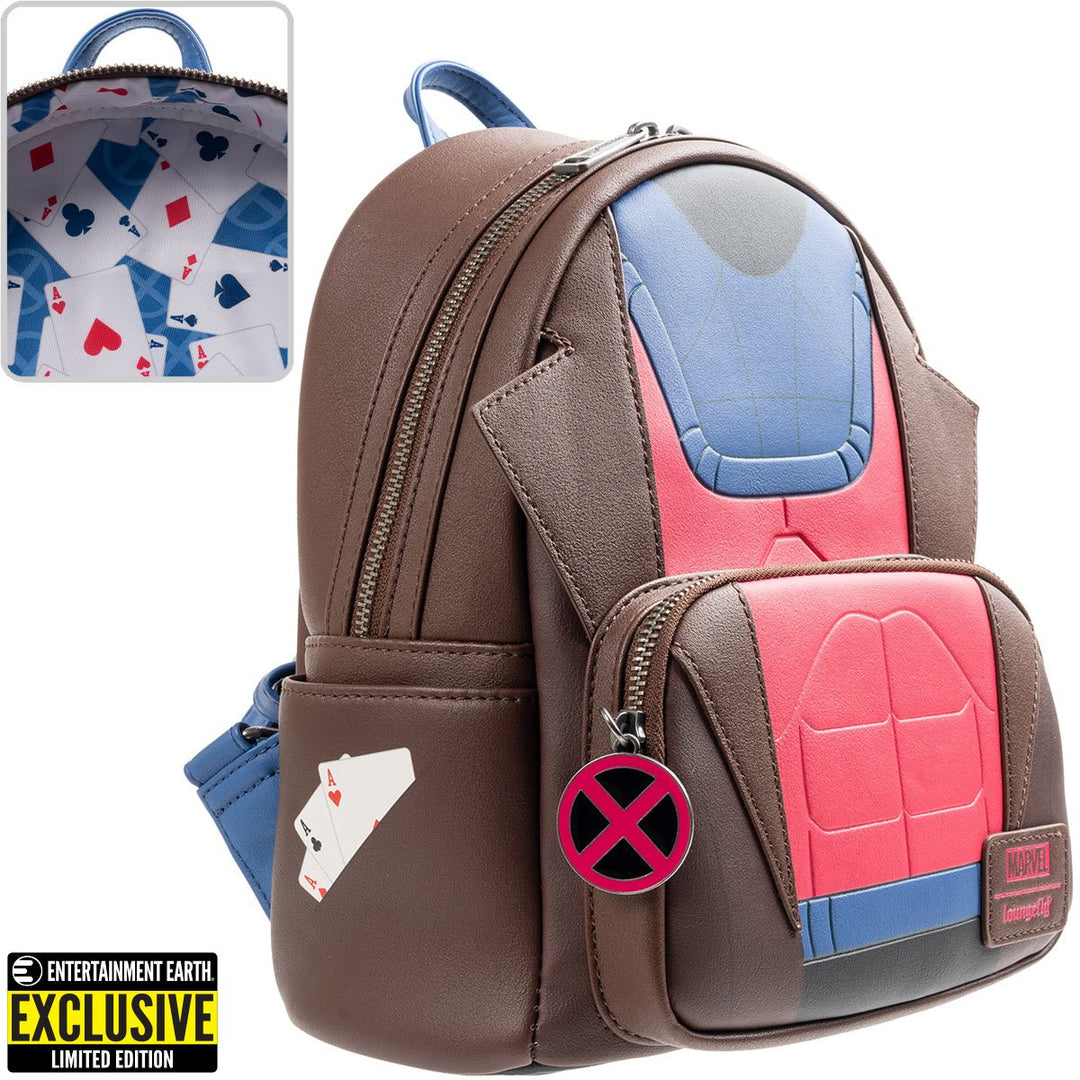Loungefly X-Men Gambit Cosplay Mini-Backpack Entertainment Earth Exclusive