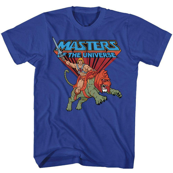 Masters Of The Universe He-Man Ride Into Battle Adult T-Shirt