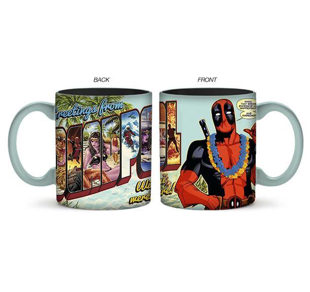 Marvel Deadpool Greeting From Deadpool Ceramic Mug 20oz