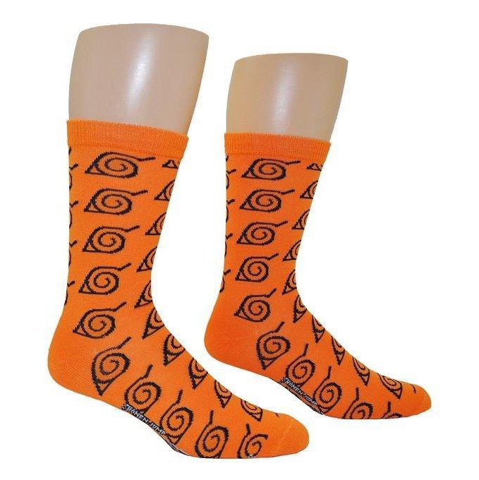 Naruto Shippuden Leaf Symbol Anime Knee High Socks