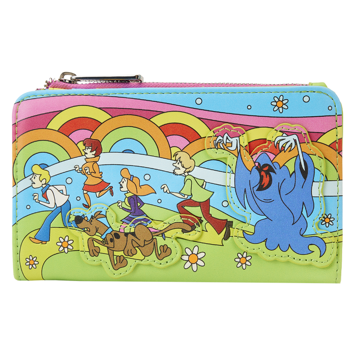 Loungefly Scooby-Doo Psychedelic Monster Chase Glow Flap Wallet