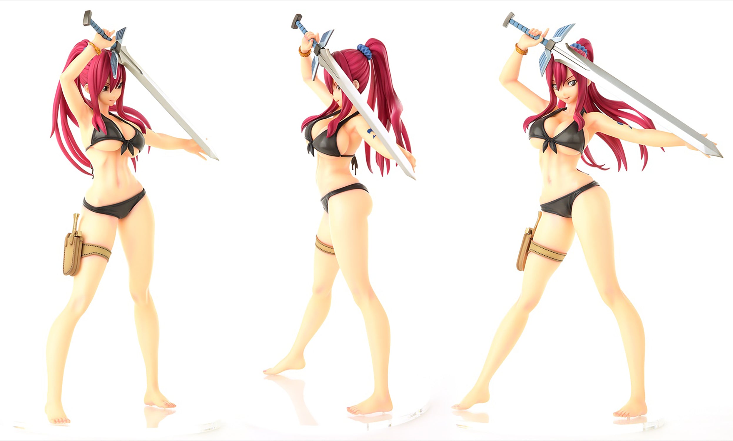 Fairy Tail Erza Scarlet Swimwear Gravure 1 6 Scale PVC Figure Fundom