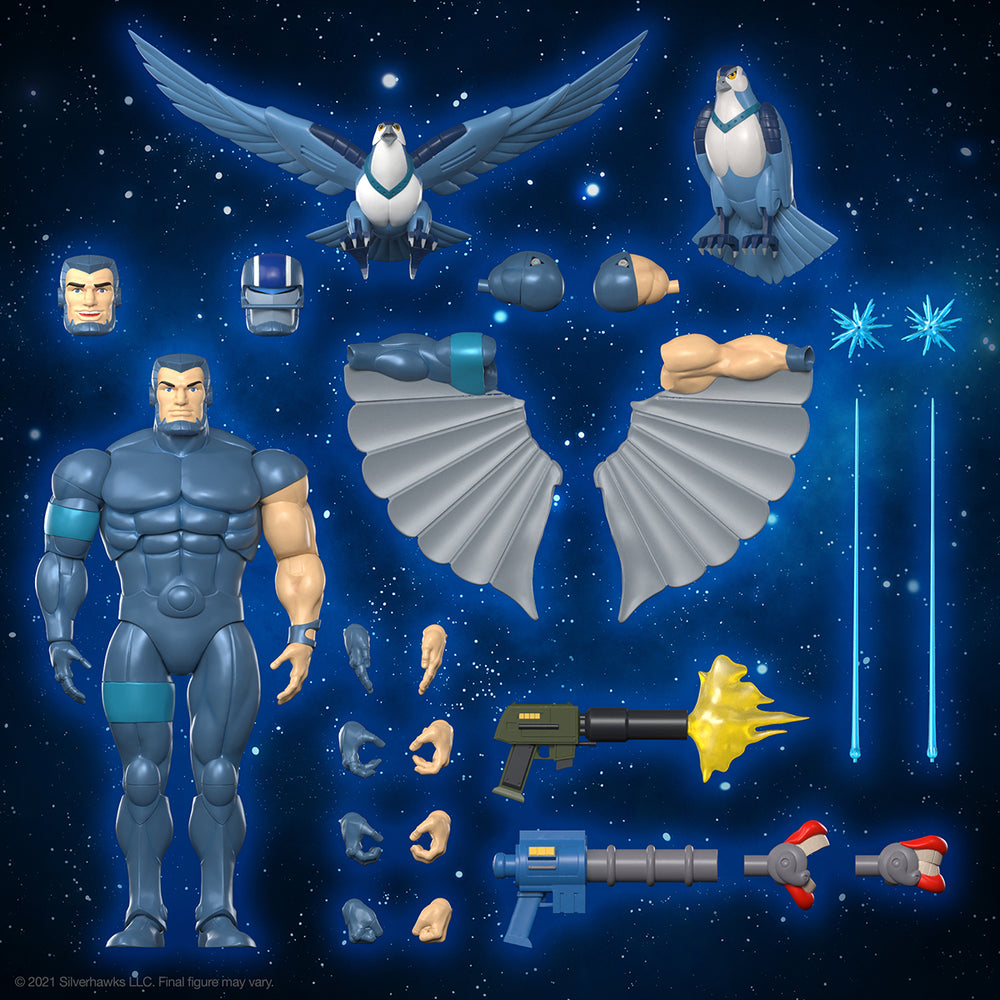 Super7 SilverHawks Ultimates: Steelwill Action Figure