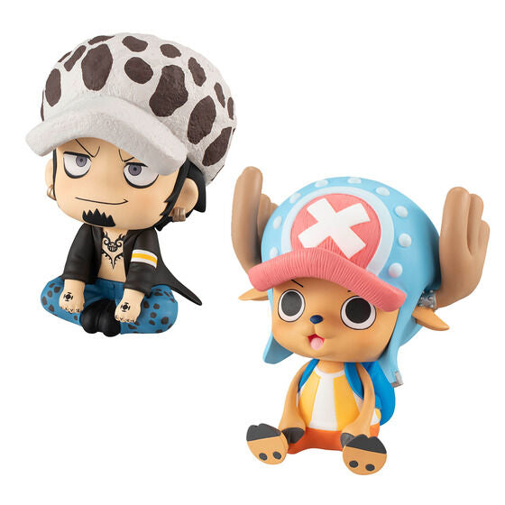 Megahouse One Piece Look Up Series Tony Tony Chopper & Trafalgar Law  2-Piece Figure Set With Gift