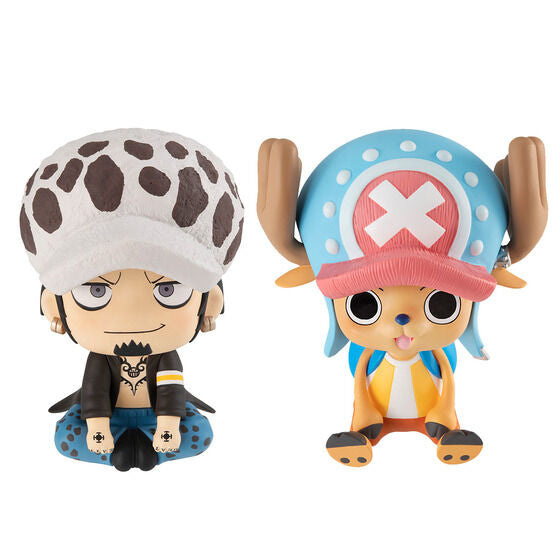 Megahouse One Piece Look Up Series Tony Tony Chopper & Trafalgar Law  2-Piece Figure Set With Gift