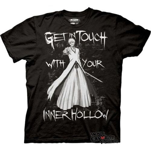 Bleach Get In Touch With Your Inner Hollow Anime Adult T-Shirt