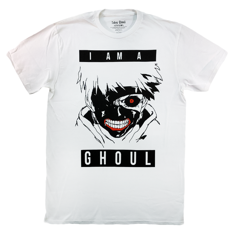 Tokyo Ghoul Ken Kaneki I Am A Ghoul Adult T-Shirt