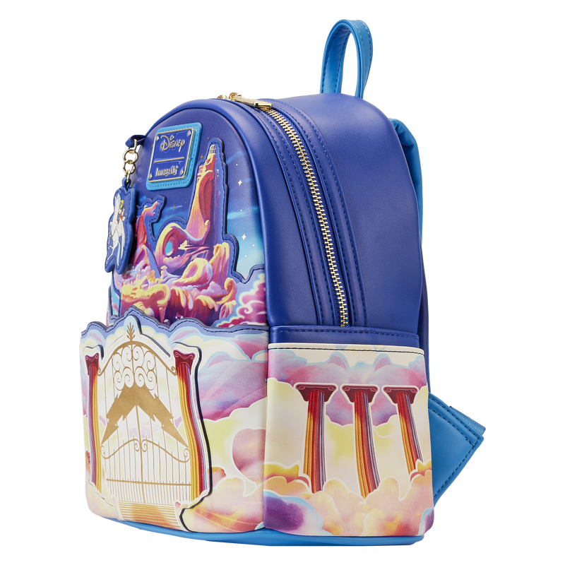 Loungefly Disney Hercules Mount Olympus Golden Gates Mini Backpack