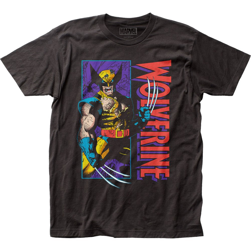 Wolverine Shredded Marvel Comics Licensed Fitted Adult Unisex T-Shirt