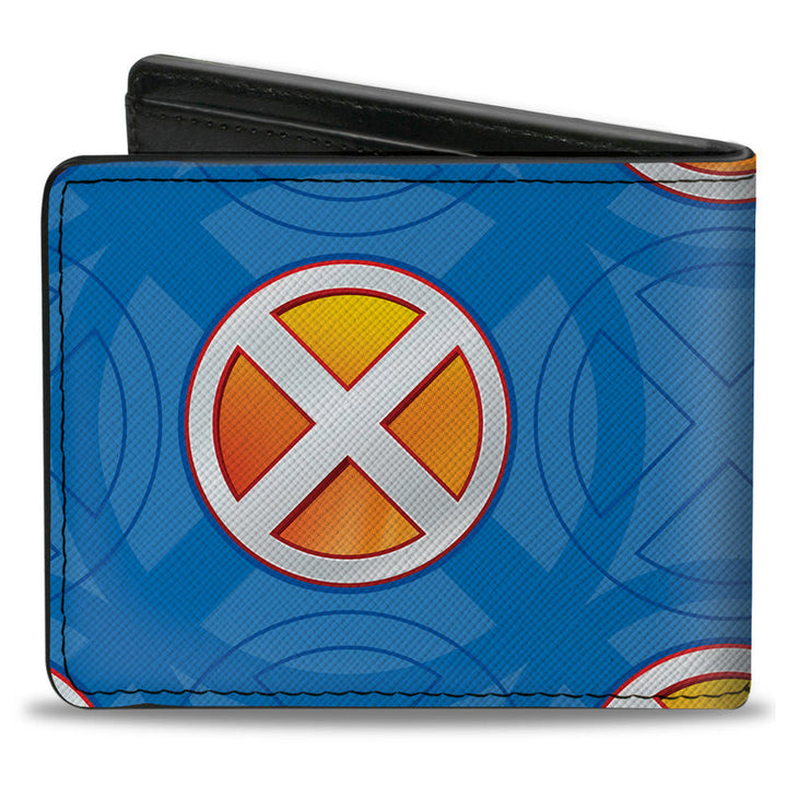 X-Men Professor X And Characters With Logo Marvel Bi-Fold Wallet