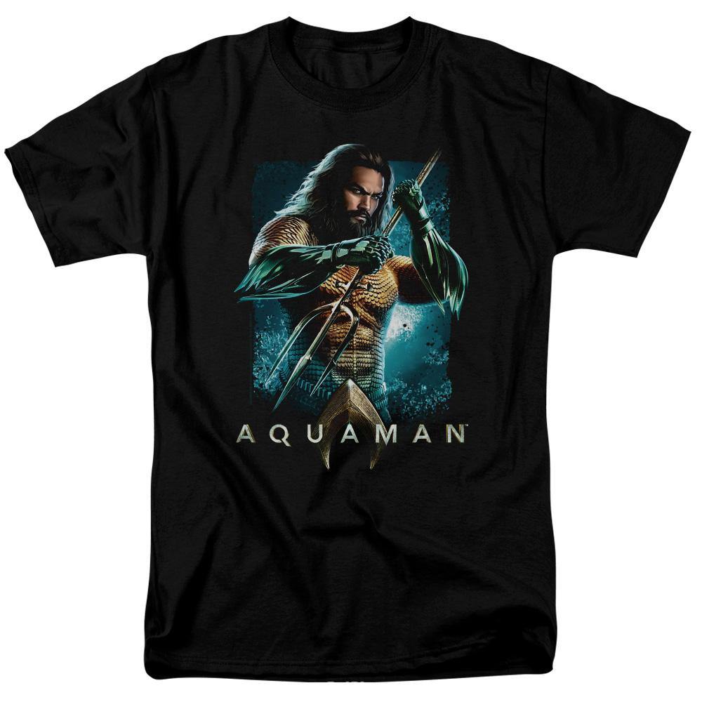 Aquaman Movie Trident DC Comics Adult T-Shirt - Fundom
