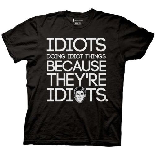 Archer Idiots Doing Idiot Things Exclusive Adult T-Shirt - Fundom