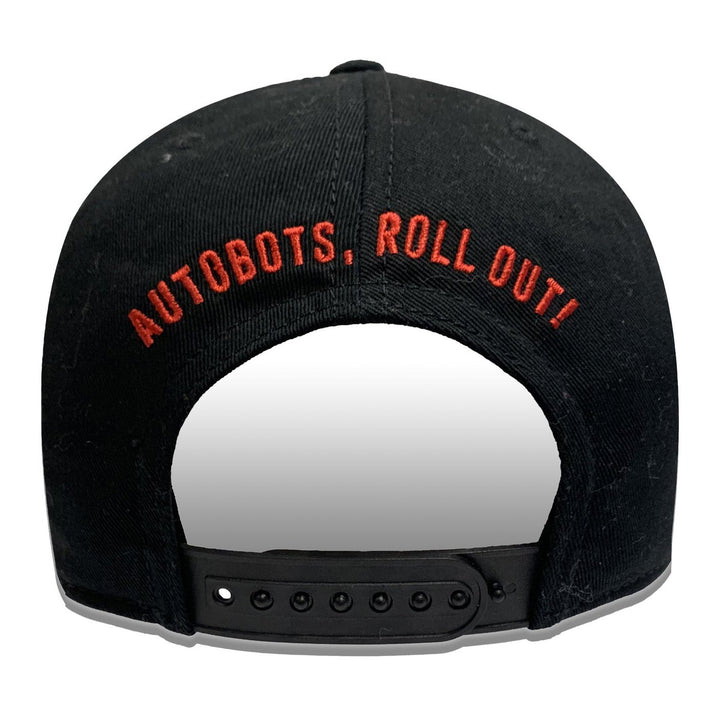 Transformers Autobots Color Shield 80's Cartoon Black Snapback Cap Hat