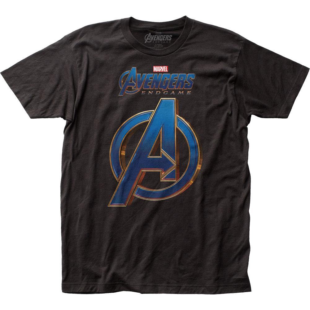 Avengers End Game Logo Marvel Adult T-Shirt - Fundom
