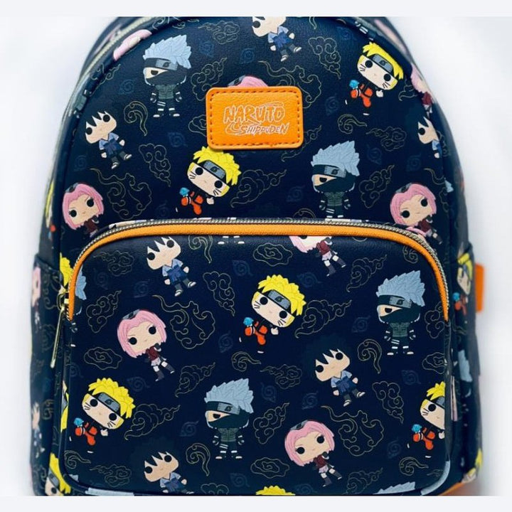 Funko Loungefly Naruto Shippuden Team 7 All-Over-Print Mini Backpack
