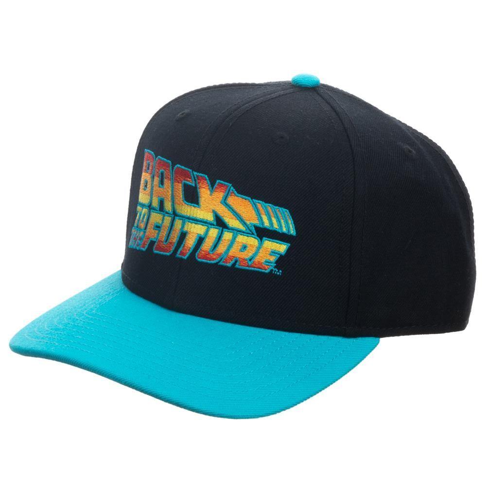 Back to the Future Movie Logo Flat Bill Snapback Hat