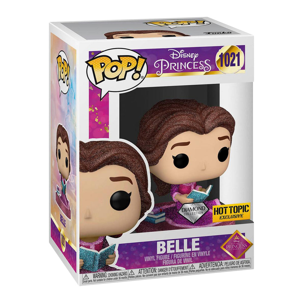 Funko Pop! Disney: Princess - Belle Glitter Diamond Collection Hot Topic Exclusive
