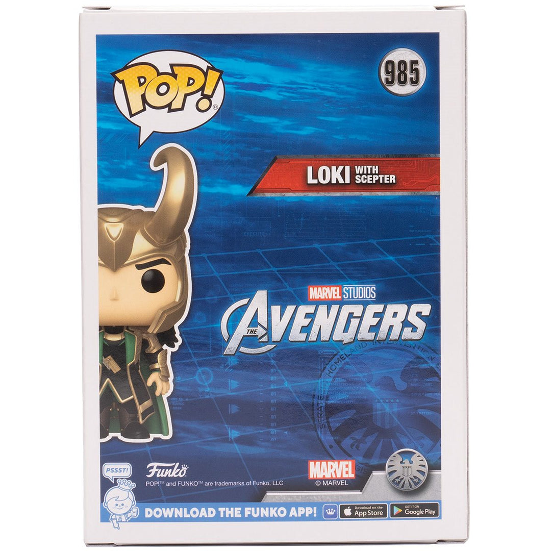 Funko Pop! Marvel Avengers Entertainment Earth Exclusive Loki with Sce