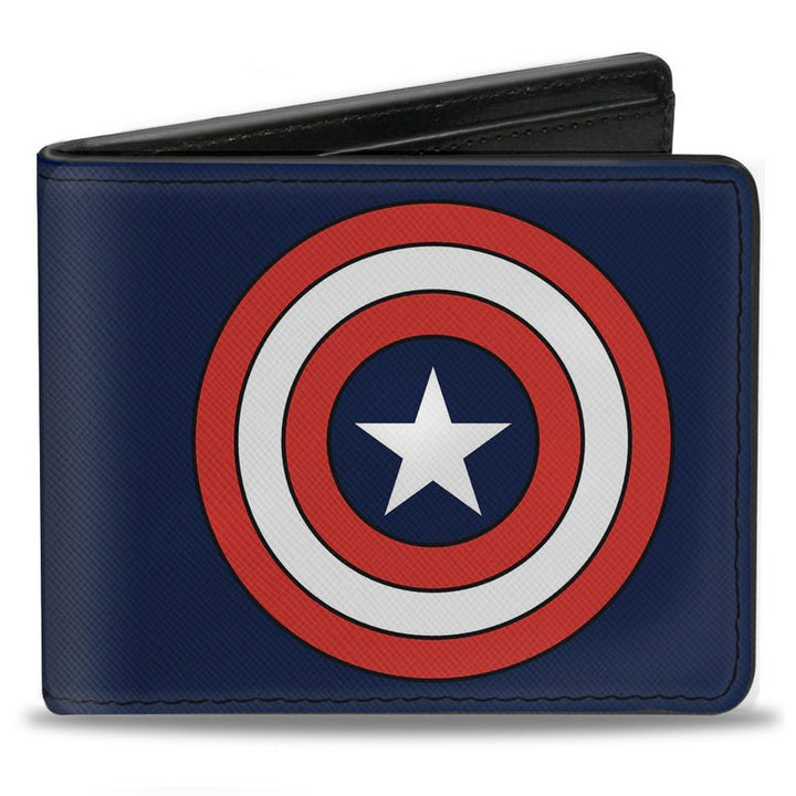 Captain America Shield Symbol Marvel Comics Adult Bi - Fold Wallet - Fundom