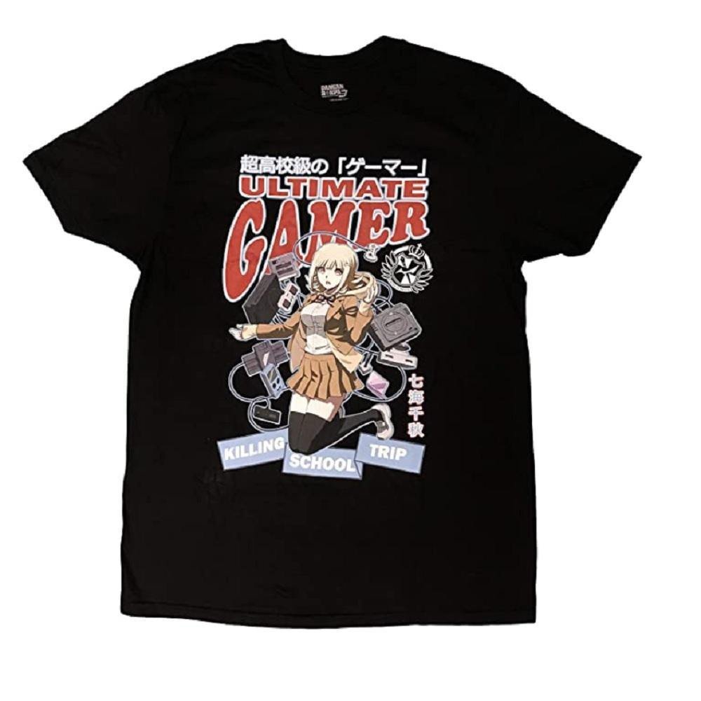 Danganronpa Chiaki Nanami The Ultimate Gamer Anime Adult T-Shirt