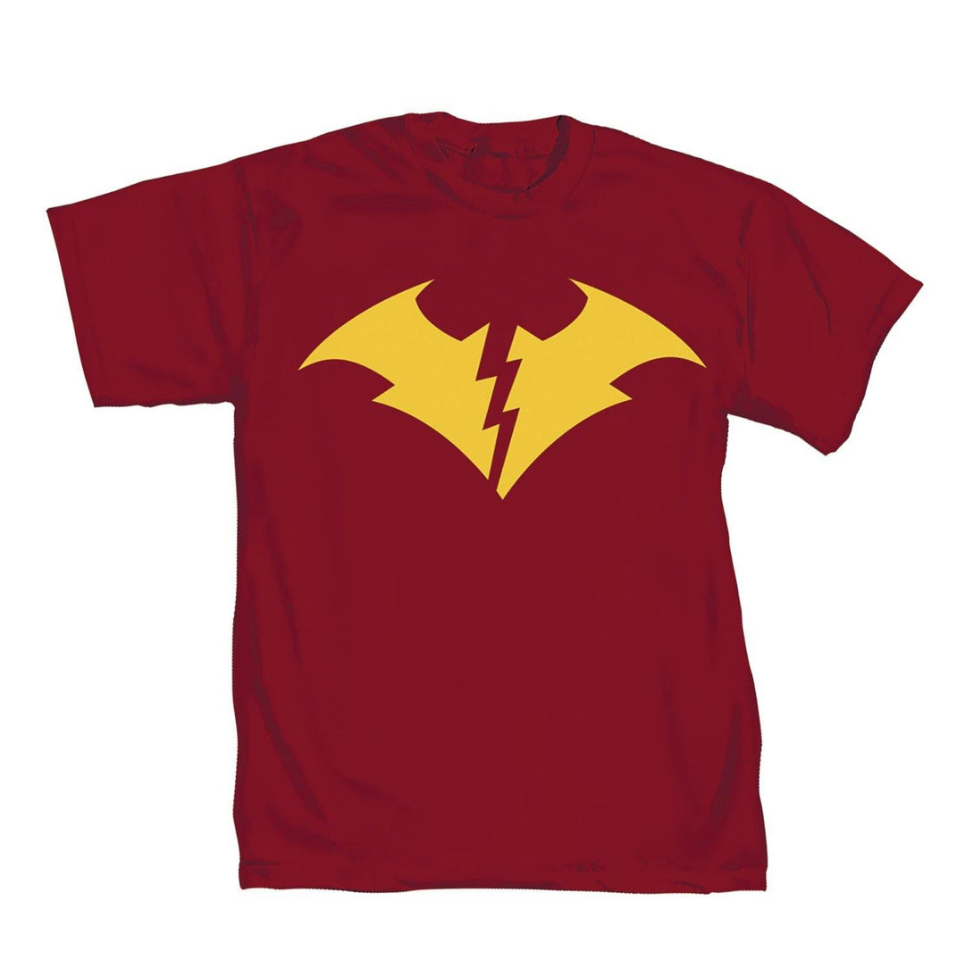 Batman Dark Nights Metal Red Death Symbol DC Comics Adult T Shirt