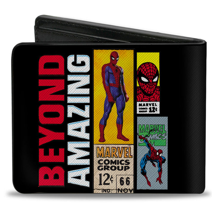 Marvel Comics Spider-Man Beyond Amazing Comics Collage Bi-Fold Wallet