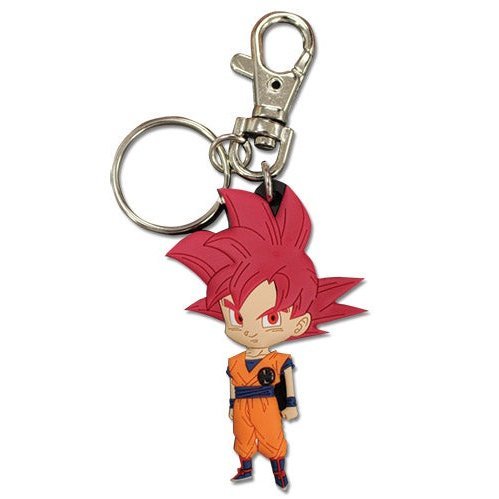 Dragon Ball Super SSG Goku Super Saiyan God Keychain Great Eastern Entertainment - Fundom