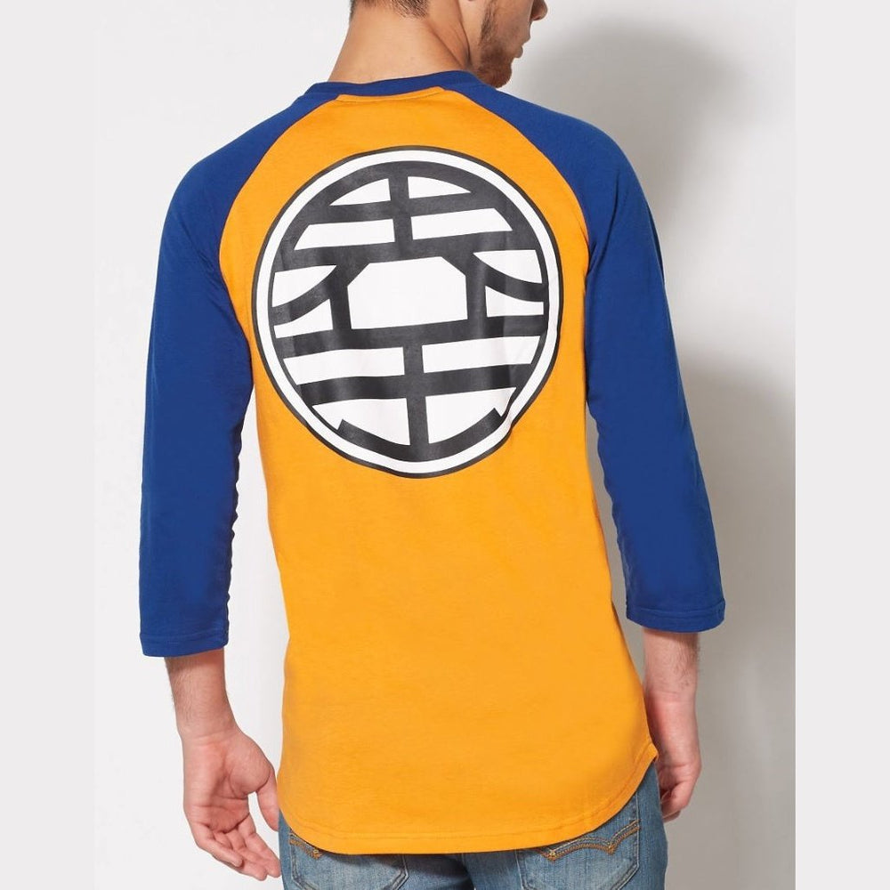 Dragon Ball Z Goku Kame Symbol Baseball Raglan T-Shirt - Fundom