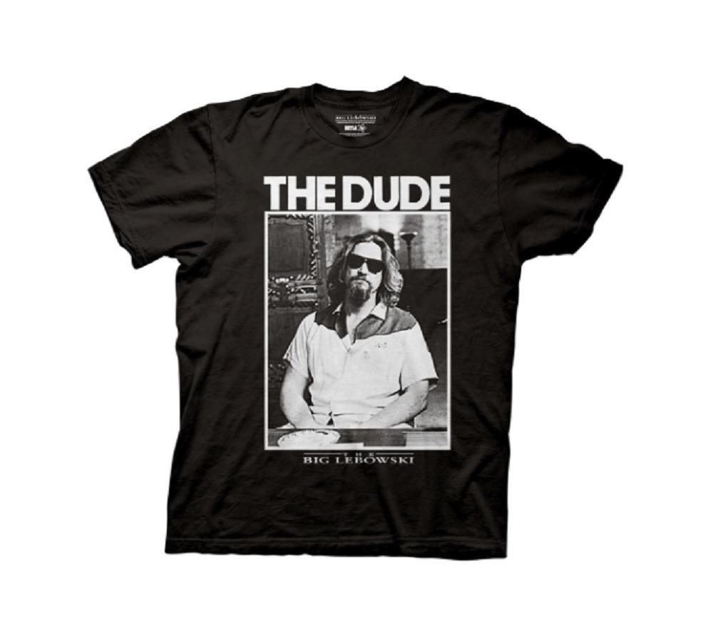 Big Lebowski Dude Photo Adult T-Shirt